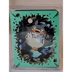 STUDIO GHIBLI My Neighbor Totoro 3D Paper Theater Diorama Dondoko Acrylic Case